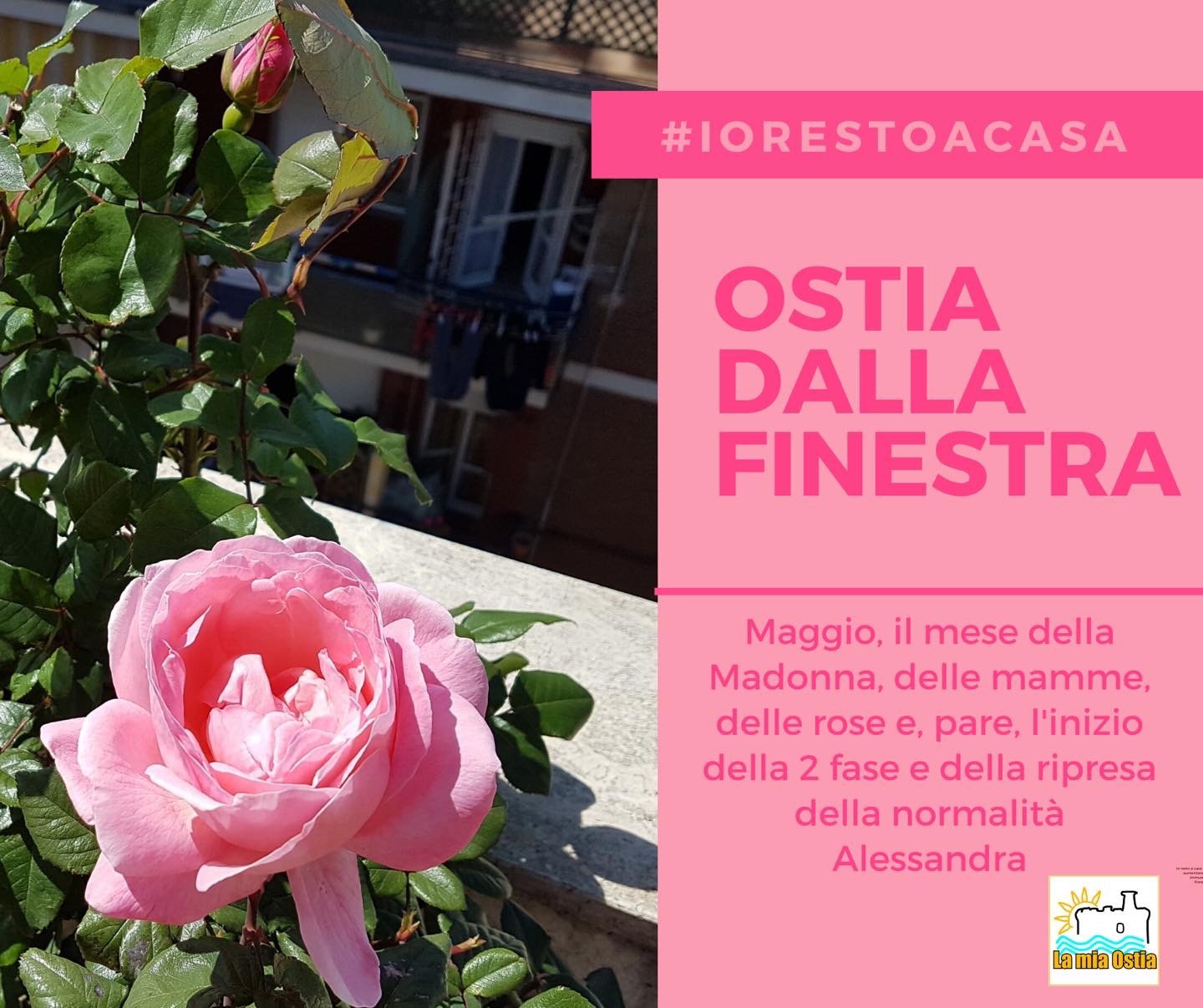 Ostia dalla finestra: mese di maggio